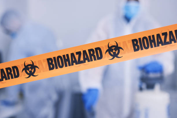 Professional Biohazard Cleanup technician working in Englewood, OH